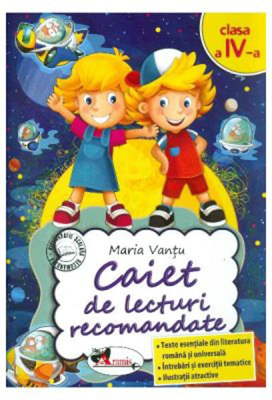 Caiet de lecturi recomandate. Clasa 4 - Maria Vantu