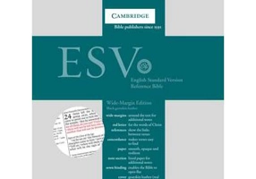 ESV Wide Margin Reference Bible, Black Edge-lined Goatskin Leather, Red-letter Text