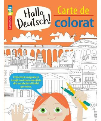 Hallo Deutsch! Carte de colorat - Sam Hutchinson, Emilie Martin