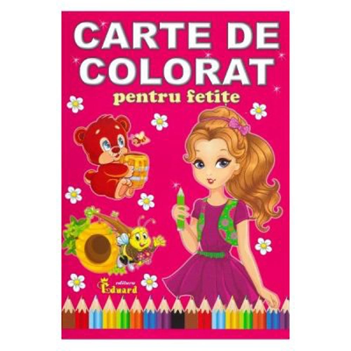 Carte de colorat pentru fetite
