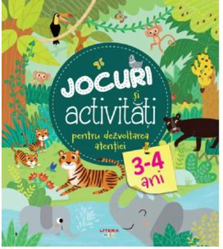 Jocuri si activitati pentru dezvoltarea atentiei (3-4 ani)