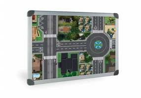 Macheta stradala magnetica pentru scolile de soferi, 60 x 90 cm