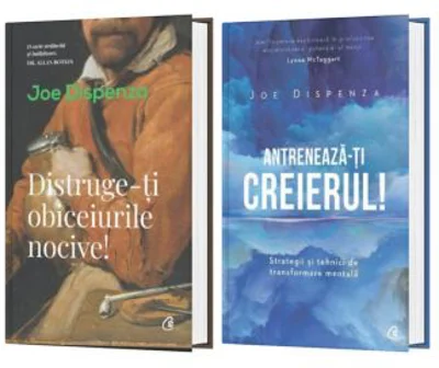 Pachet din 2 carti Distruge-ti obiceiurile nocive, Antreneaza-ti creierul! Joe Dispenza
