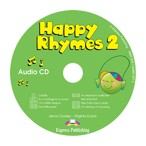 Curs limba engleza Happy Rhymes 2 Audio CD - Jenny Dooley, Virginia Evans