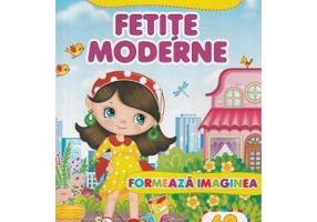 Formeaza imaginea. Fetite moderne + 69 autocolante