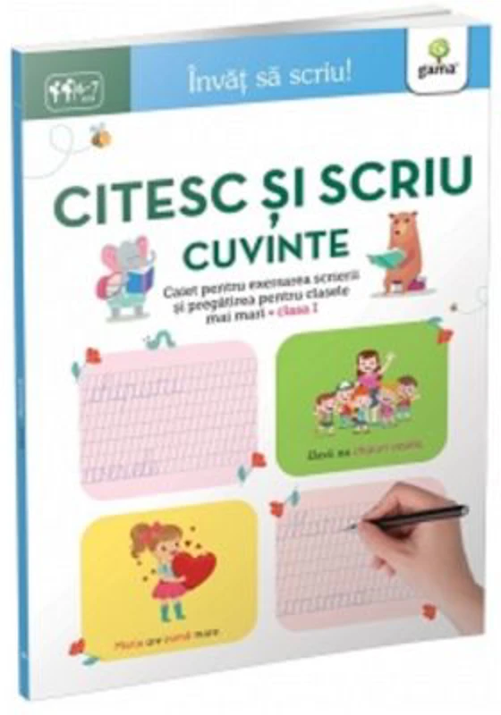 Invat sa scriu! Citesc si scriu cuvinte 6-7 ani
