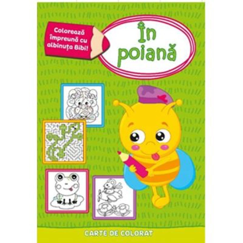 Coloreaza impreuna cu albinuta Bibi! In poiana