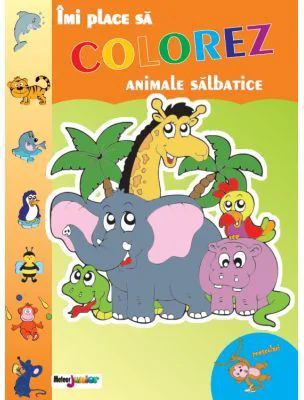 Imi place sa colorez. Animale salbatice