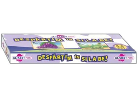 Alfabet puzzle. Despartim in silabe