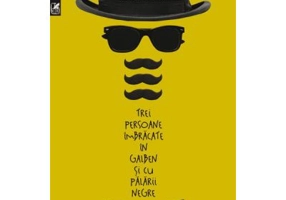 Trei persoane imbracate in galben si cu palarii negre - Ioana Gavrilovici