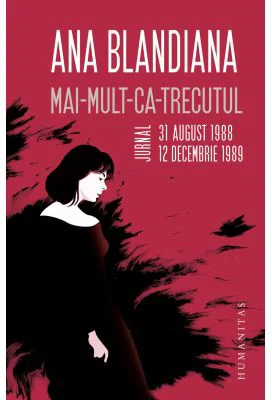 Mai-mult-ca-trecutul. Jurnal, 31 august 1988-12 decembrie 1989 - Ana Blandiana