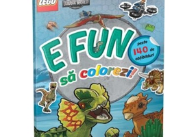 E fun sa colorezi - Jurassic World (carte de colorat cu abtibilduri)