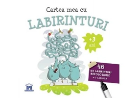Cartea mea cu labirinturi. 46 de labirinturi refolosibile + o carioca