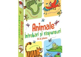 Animale. Intrebari si raspunsuri. 50 de jetoane