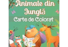 Animale din Jungla. Carte de Colorat