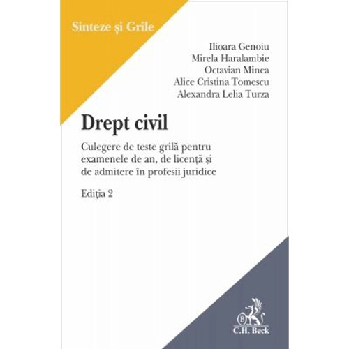Drept civil. Culegere de teste grila. Editia 2