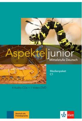 Aspekte junior C1, Medienpaket (4 Audio-CDs + Video-DVD). Mittelstufe Deutsch - Ute Koithan