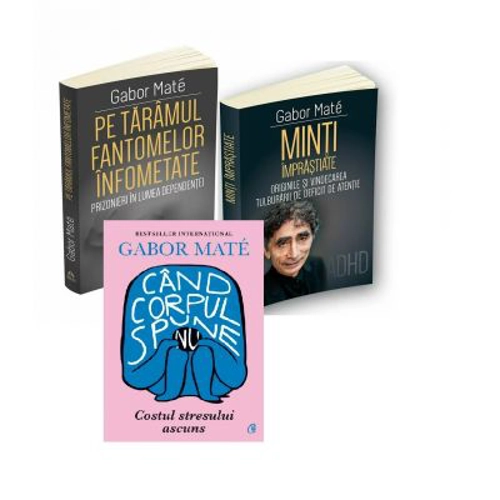 Pachet 3 volume Despre Stres, Dependente si Tulburari si deficit de atentie