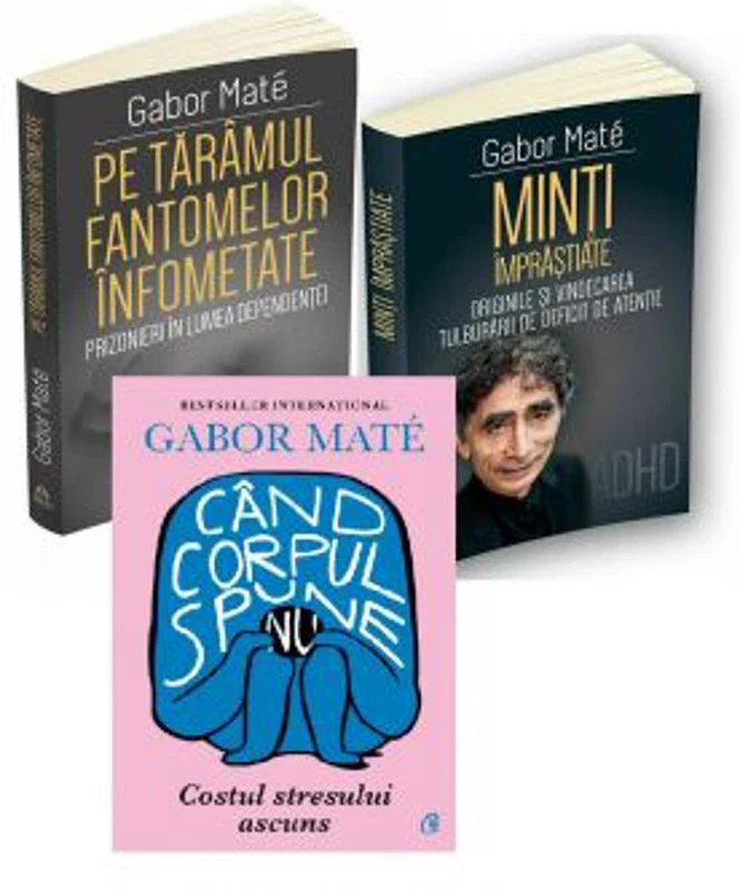 Pachet 3 volume Despre Stres, Dependente si Tulburari si deficit de atentie