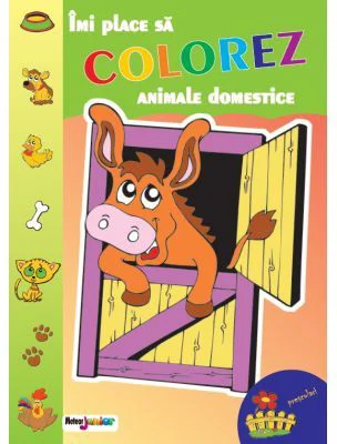 Imi place sa colorez. Animale domestice