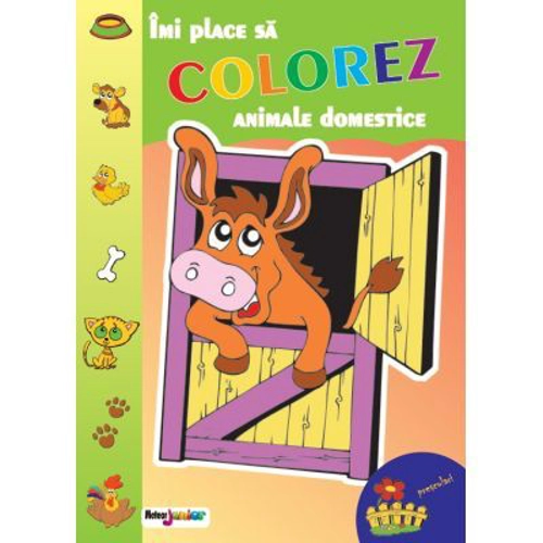 Imi place sa colorez. Animale domestice