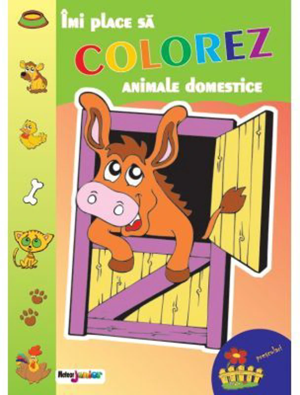 Imi place sa colorez. Animale domestice