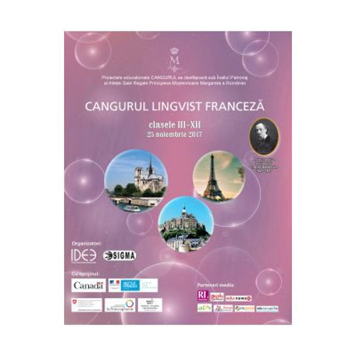 Cangurul lingvist. Franceza, clasele 3-12, 2017