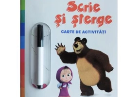 Masha si Ursul. Scrie si sterge. Carte de activitati