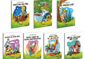 Pachet 7 carti de colorat format A5. Povesti romanesti de Ion Creanga