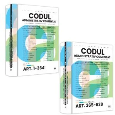 Pachet. Codul administrativ comentat. Explicatii, jurisprudenta, doctrina. Volumele 1-2 - Verginia Vedinas