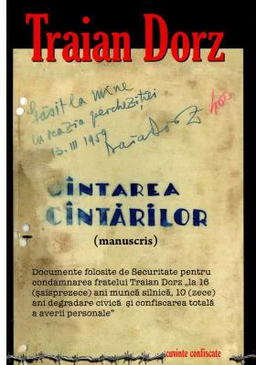 Cintarea cintarilor. Manuscris - Traian Dorz