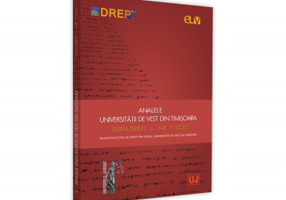 Analele Universitatii de Vest din Timisoara, Seria Drept. Nr. 1/2020