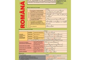 Plansa Limba romana clasa 8