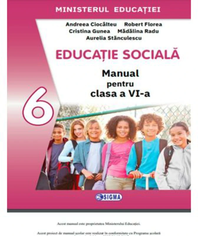 Manual de Educatie Sociala pentru clasa a 6-a - Andreea Ciocalteu