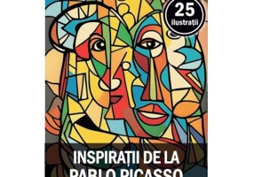 Carte de colorat pentru adulti, 25 de ilustratii, Pablo Picasso