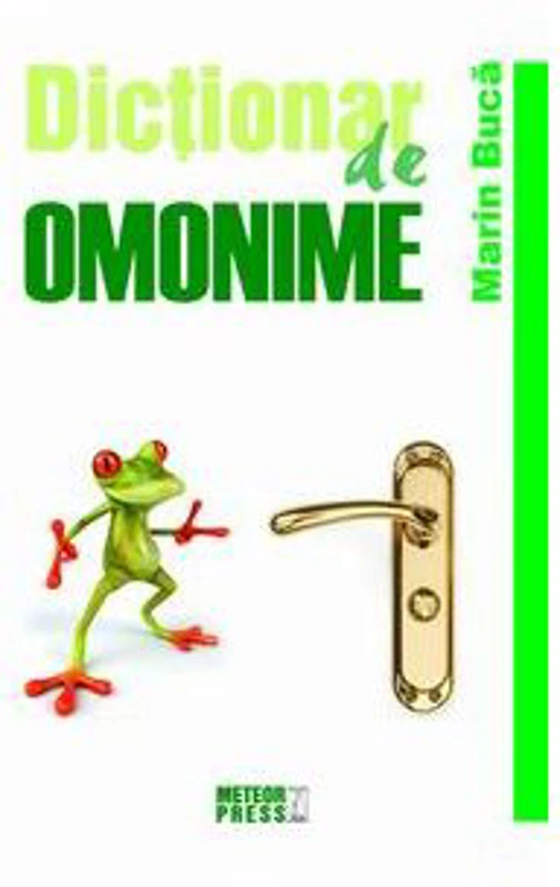Dictionar de omonime - Marin Buca