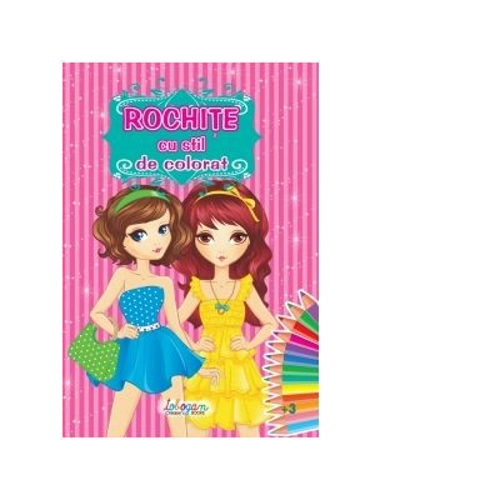 Rochite cu stil de colorat