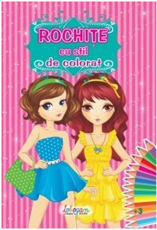 Rochite cu stil de colorat