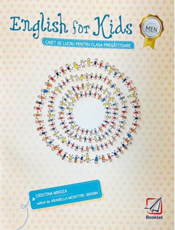 English for kids. Caiet pentru clasa pregatitoare. Editie alb-negru - Cristina Mircea