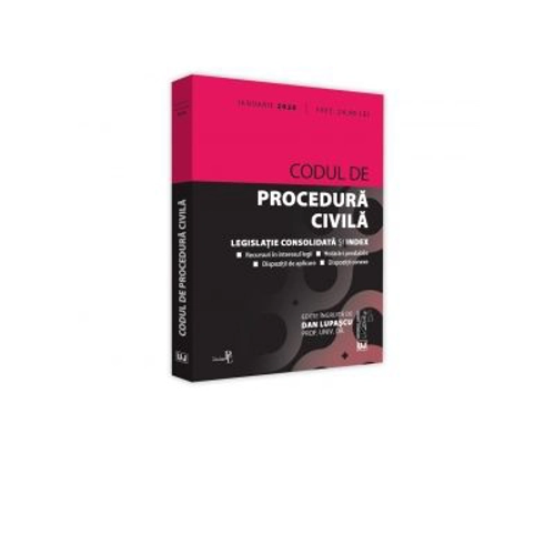 Codul de procedura civila: ianuarie 2020