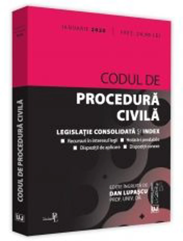 Codul de procedura civila: ianuarie 2020