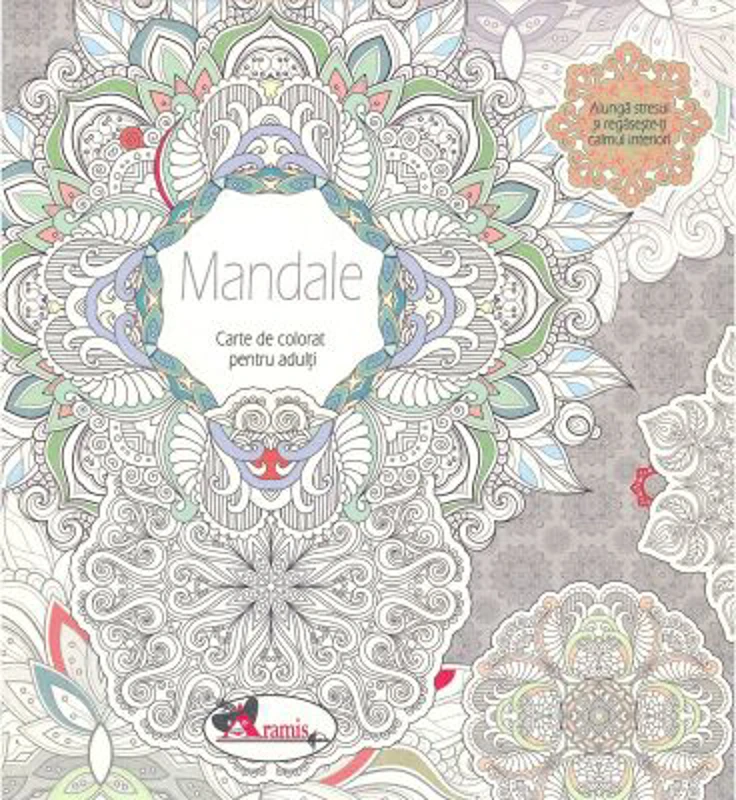 Mandale - Carte de colorat pentru adulti