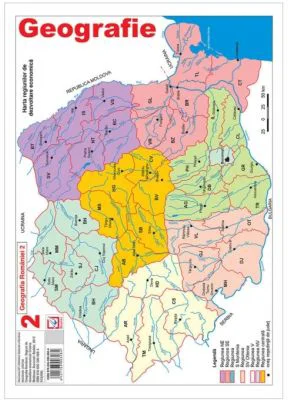 Harta Geografia Romaniei 2 - Cristina Moldovan