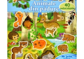 Animale din padure + 40 autocolante