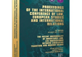 Proceedings of the international conference of law, european studies and international relations - Madalina Dinu