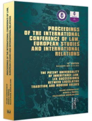 Proceedings of the international conference of law, european studies and international relations - Madalina Dinu