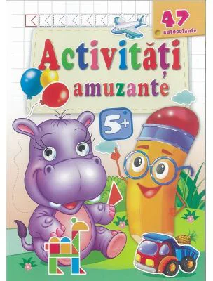 Hipopotamul-Activitati amuzante 5+ cu 47 autocolante