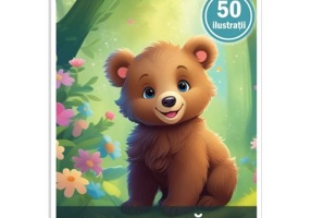 Carte de colorat, 50 de ilustratii, Ursuleti draguti