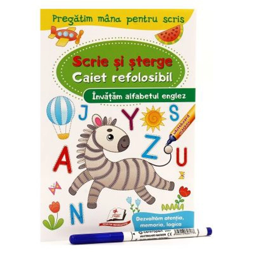 Invatam alfabetul englez - Scrie si sterge