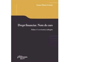 Drept financiar. Note de curs. Editia a 5-a